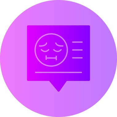 ileti ikonu vektör illüstrasyonu