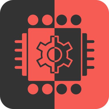 Bir dişli simgesini vektör çizim