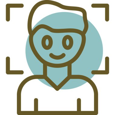 Doktor. Web simgesi basit illüstrasyon