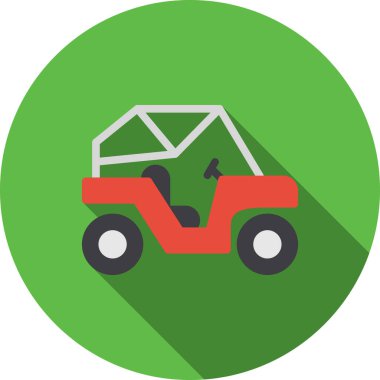 araç simgesi vektör illüstrasyonu