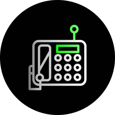 hesap makinesi simgesi vektör illüstrasyonu