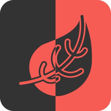 Soyut vektör illüstrasyon tasarımının basit ve benzersiz vektör logosu