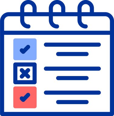 Liste. Web simgesi basit illüstrasyon