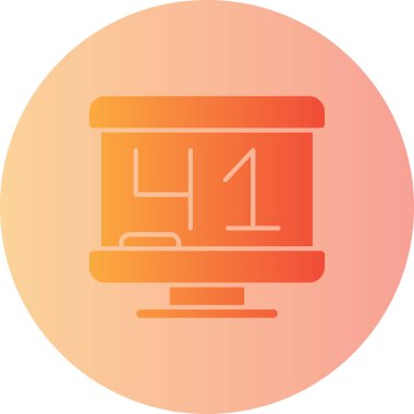 bilgisayarın görüntü vektör çizim