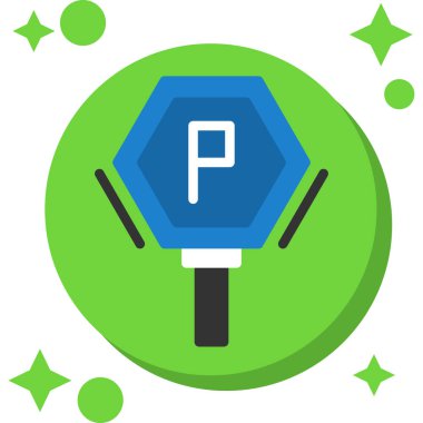 trafik işareti vektör simgesi