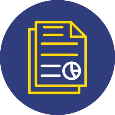 Vektör belgesi Simge illüstrasyonu