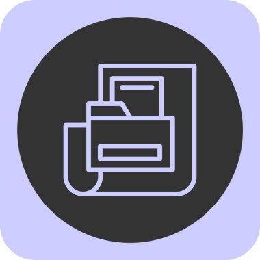 Kişisel ve ticari kullanım için dizin vektör simgesi simgesi vektör çizimi..