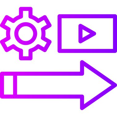 Oklar. Web simgesi basit illüstrasyon