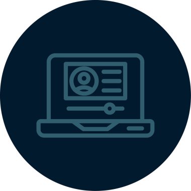 Web simgesi vektör illüstrasyonu