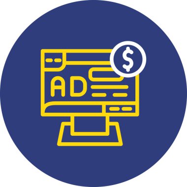 seo modern simgesinin vektör illüstrasyonu