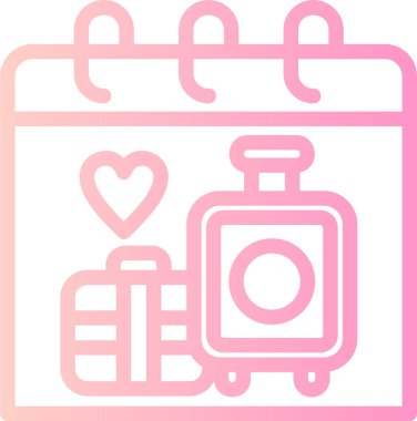 Takvim. Web simgesi basit tasarım