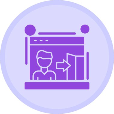 Modern bir simgenin vektör illüstrasyonu