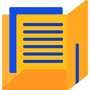 Dosya. Web simgesi basit illüstrasyon