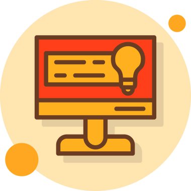 bilgisayar simgesi vektör illüstrasyonu