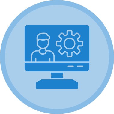 seo modern simgesinin vektör illüstrasyonu