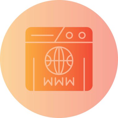 radyo simgesi modern vektör illüstrasyonu