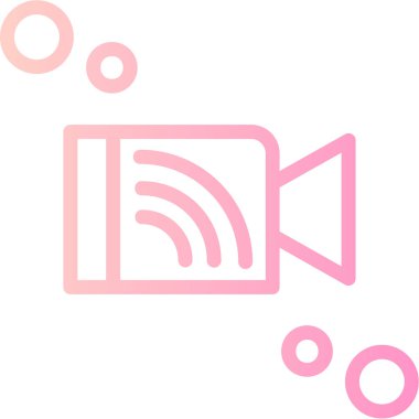 kamera simgesi vektör illüstrasyonu