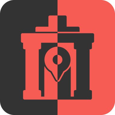 Modern simgenin vektör illüstrasyonu