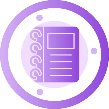 Belge. Web simgesi basit illüstrasyon