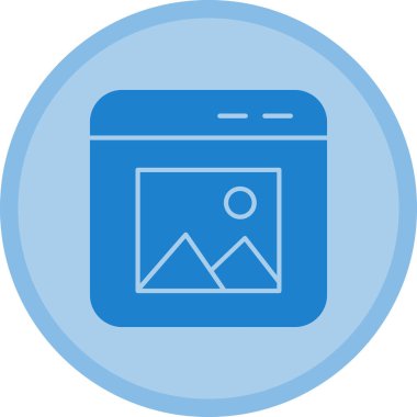 Lcd vektörü simgesi, illüstrasyon