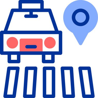 gps konum haritası simgesi