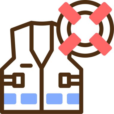 Tek bir izole simgenin vektör illüstrasyonu