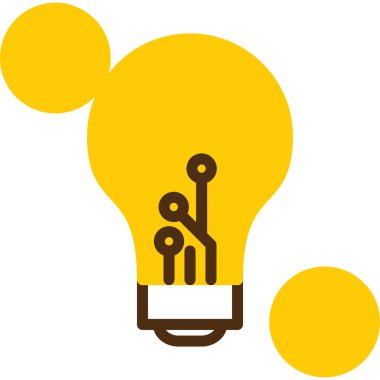 ampul simgesi vektör illüstrasyonu