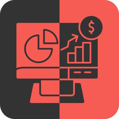 grafik ikonu vektör illüstrasyonu