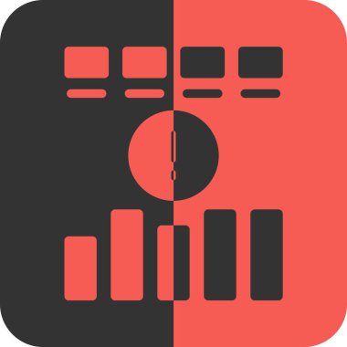 iş grafiği vektör simgesi