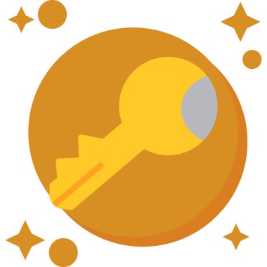 anahtar simgesi, vektör illüstrasyonu