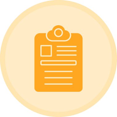 Belge simgesinin vektör illüstrasyonu