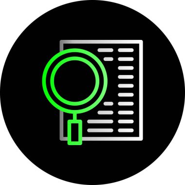 seo modern simgesinin vektör illüstrasyonu