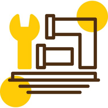 Bir robotun vektör illüstrasyonuName