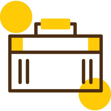 Çanta. Web simgesi basit tasarım