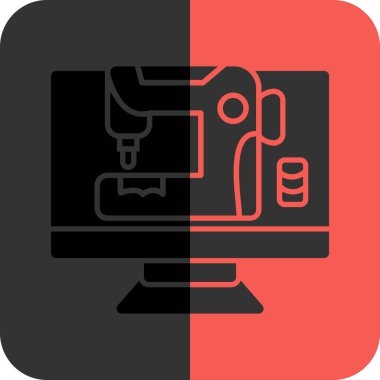 Modern eğitim ikonunun vektör illüstrasyonu