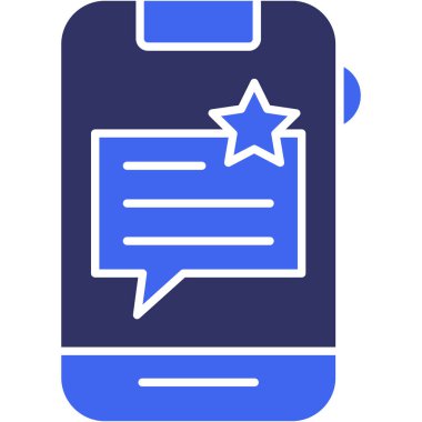 Sohbet simgesi vektör illüstrasyonu