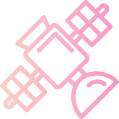 Uydu. Web simgesi basit tasarım