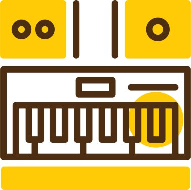 robot. Web simgesi basit illüstrasyon