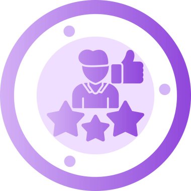 Avatar man simgesi, vektör illüstrasyonu