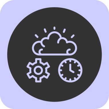 Dişliler. Web simgesi basit tasarım