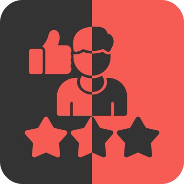 Müşteri geribildirim derecelendirme simgesi