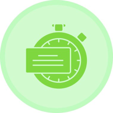 Saat simgesi, vektör illüstrasyonu