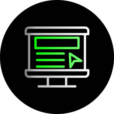 Tasarım için vektör lcd Simgesi