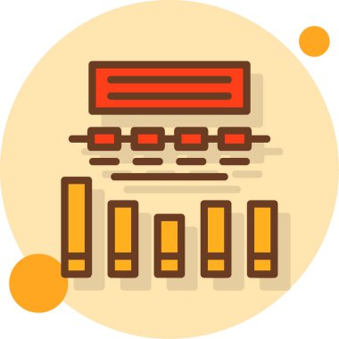 ses kaydedici simgesi düz biçimli