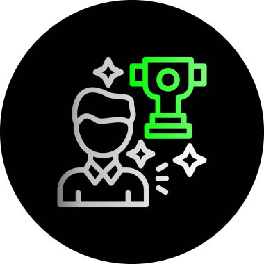 rozet vektör simgesi modern basit tasarım