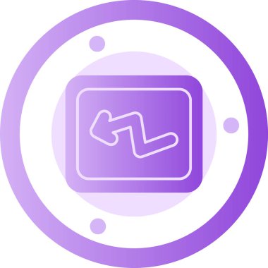 Bir simgenin vektör illüstrasyonu