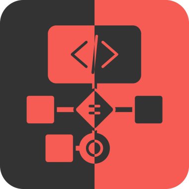 veri ağı düz simgesi