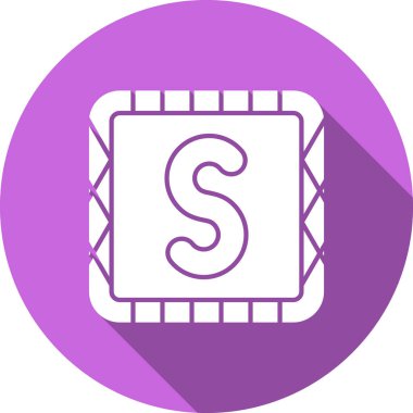 Modern bir simgenin vektör illüstrasyonu