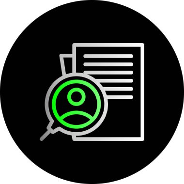 Arama simgesi vektör illüstrasyonu