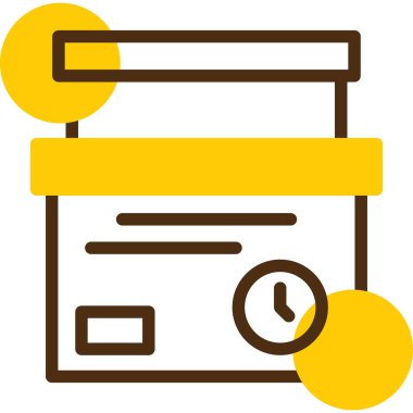 iş takvimi yönetim simgesi - özet biçimi